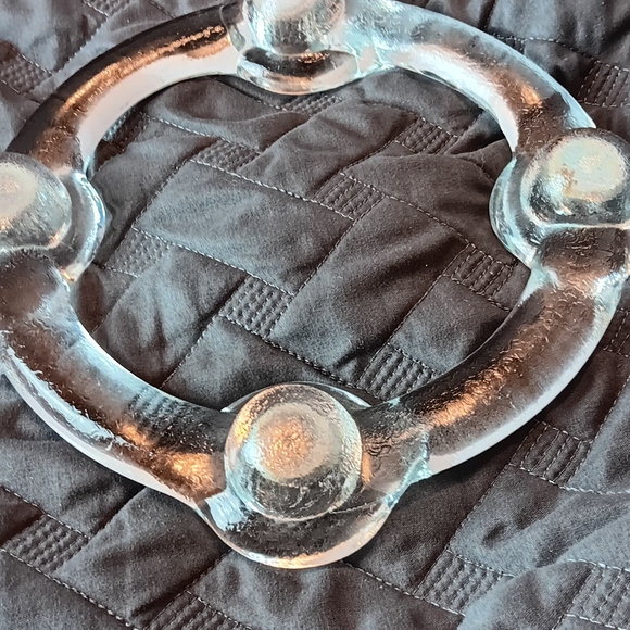 Glass Candelabra with 4 candlesticks - Picture 4 of 7